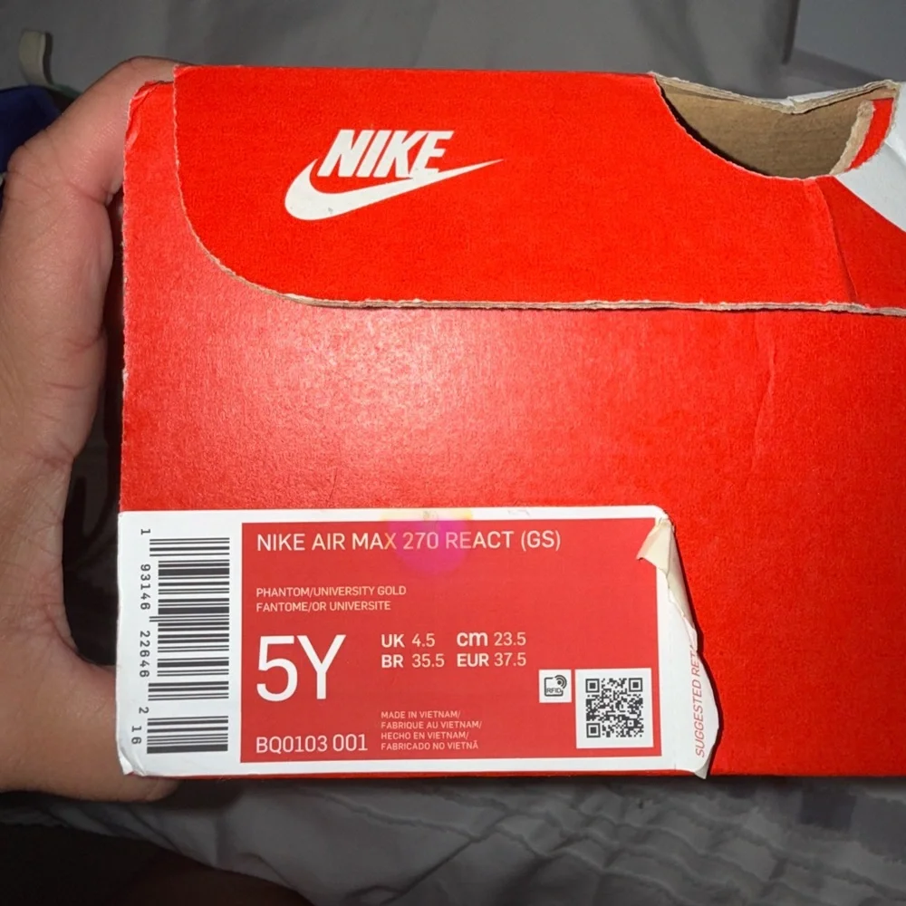 Nike Kids Air max react 270 - Picture 6 of 6